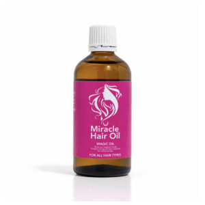 Healthy hair starts at the root, and our Miracle Hair Oil is designed to address hair health from the scalp to the tip